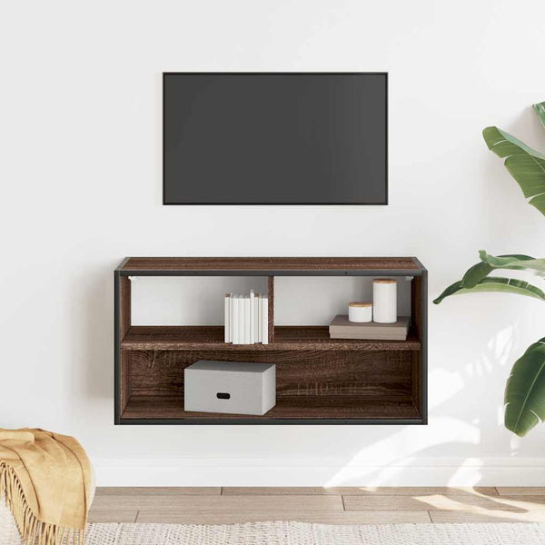 TV-Schrank Braun Eiche, 80 cm