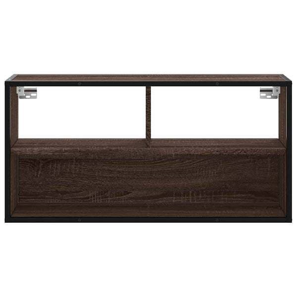 TV-Schrank Braun Eiche, 80 cm