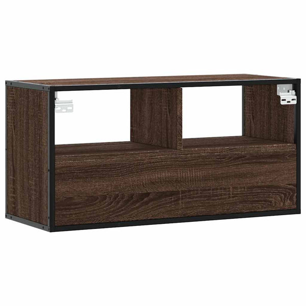 TV-Schrank Braun Eiche, 80 cm