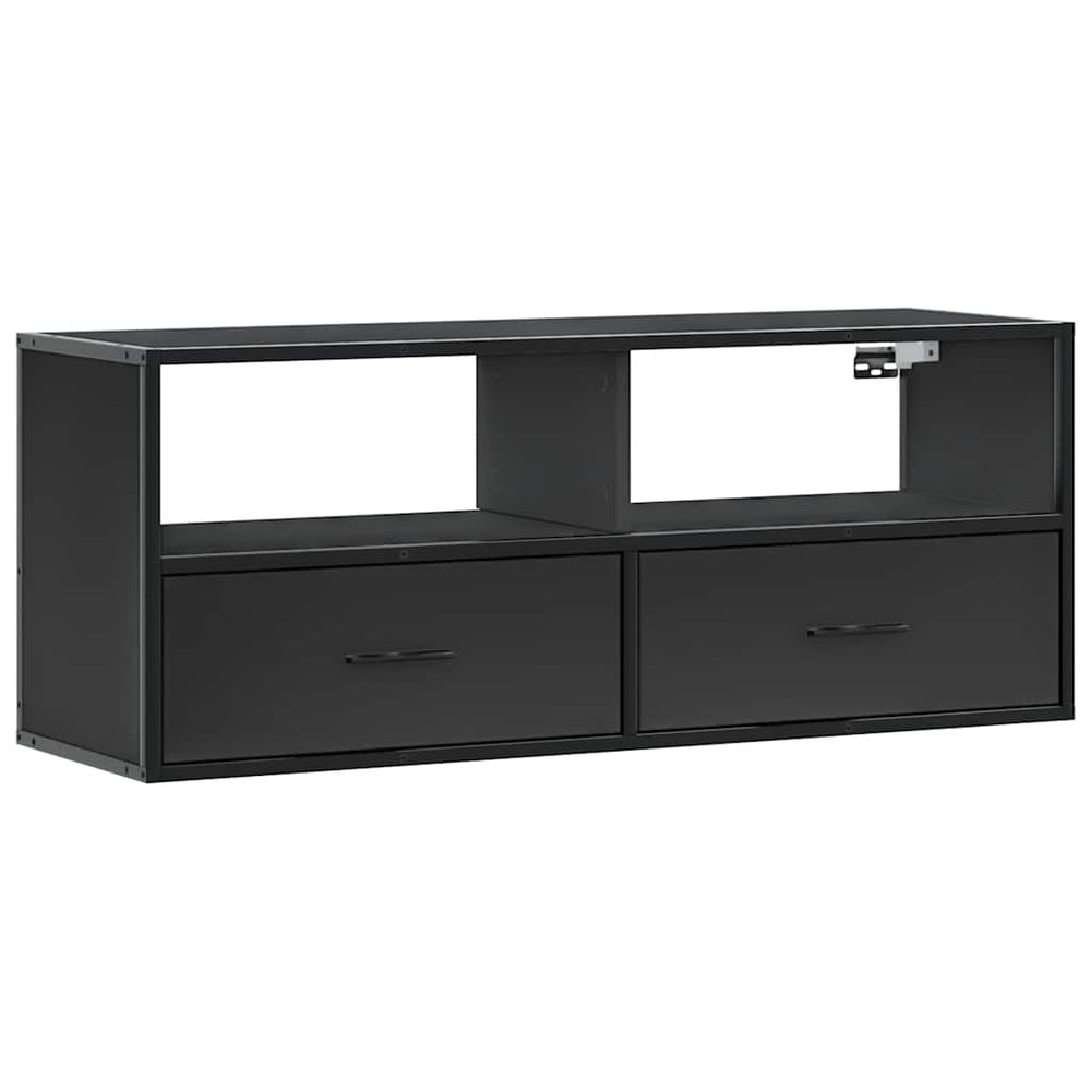 Schwarzer TV-Schrank 100 cm
