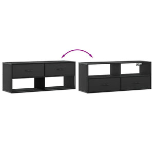 Schwarzer TV-Schrank 100 cm