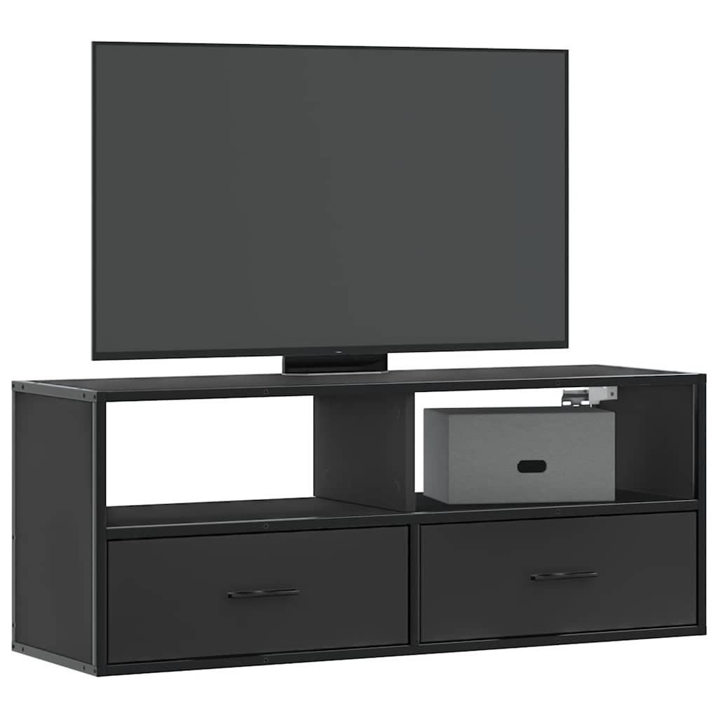 Schwarzer TV-Schrank 100 cm