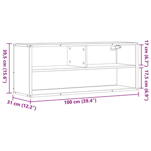TV-Schrank Sonoma Eiche 100 cm