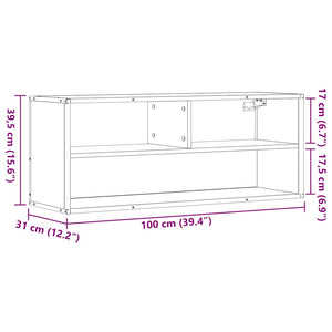 TV-Schrank Braun Eiche 100 cm