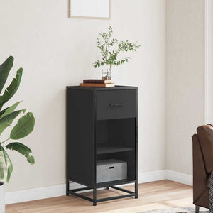 Schwarzes Sideboard 35,5x35x76 cm