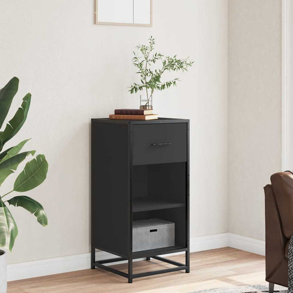 Schwarzes Sideboard 35,5x35x76 cm
