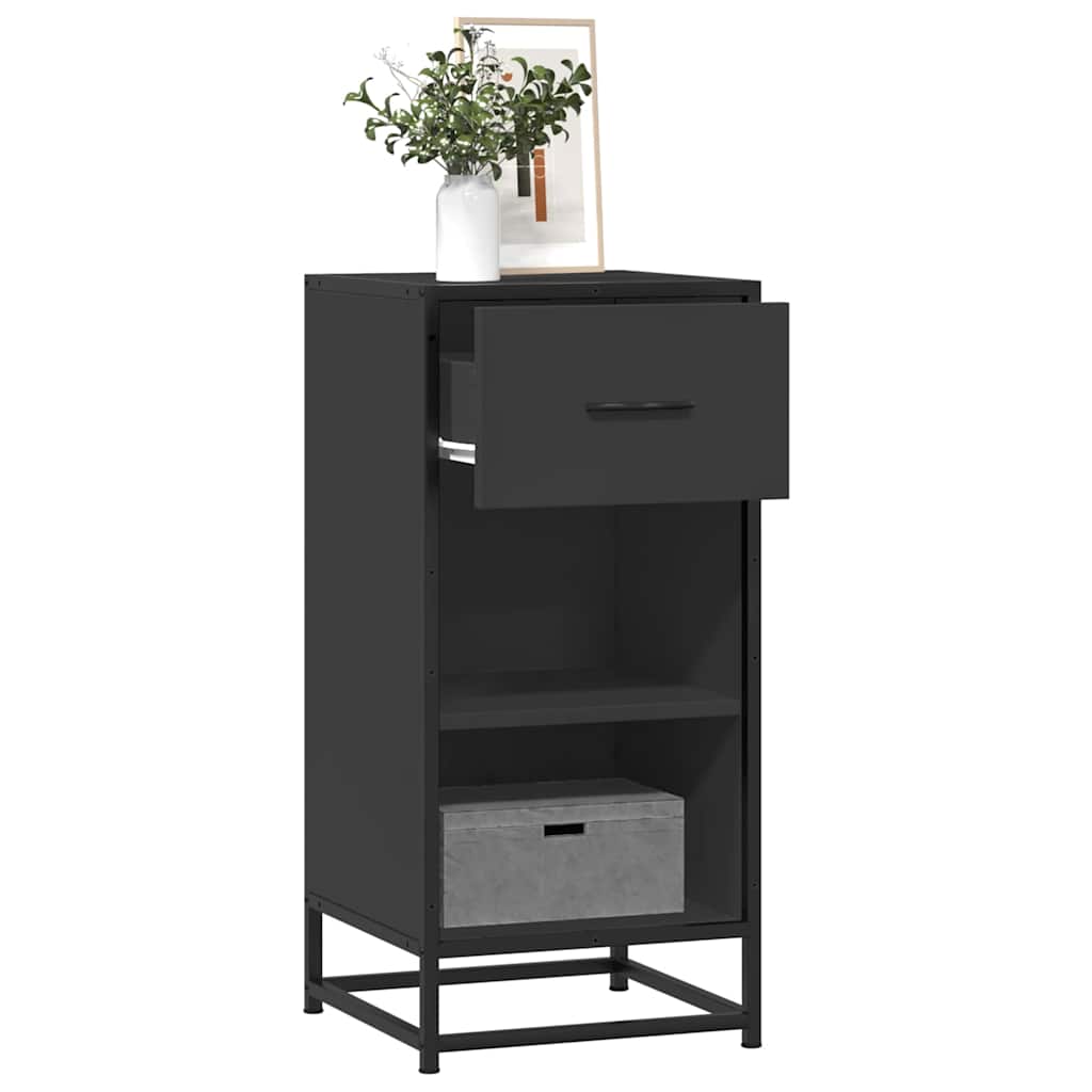 Schwarzes Sideboard 35,5x35x76 cm