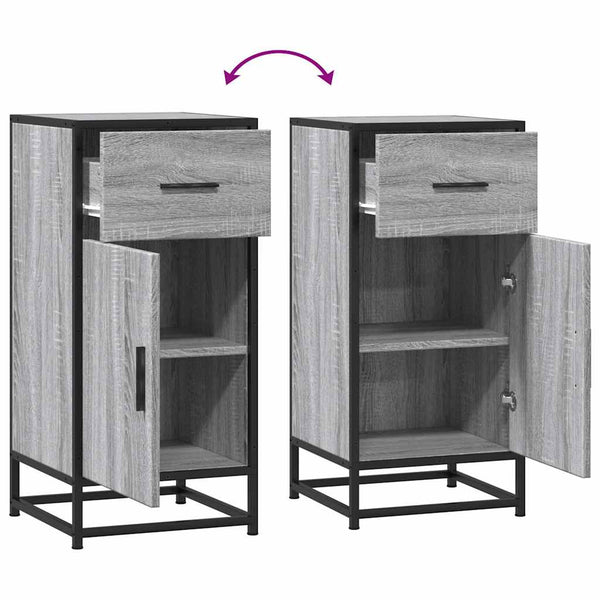 Graues Sonoma Sideboard 76cm
