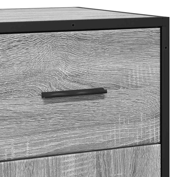 Graues Sonoma Sideboard 76cm