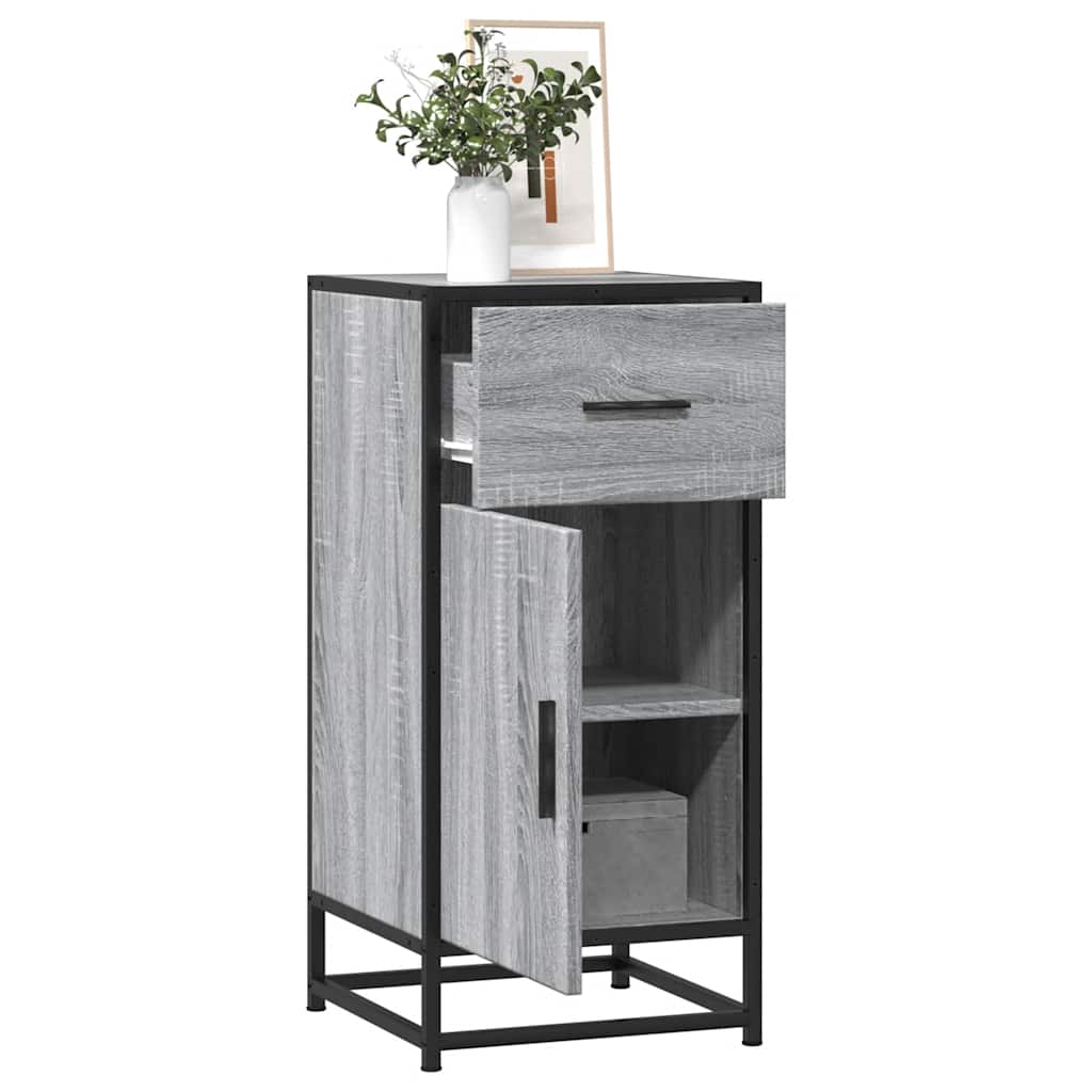 Graues Sonoma Sideboard 76cm