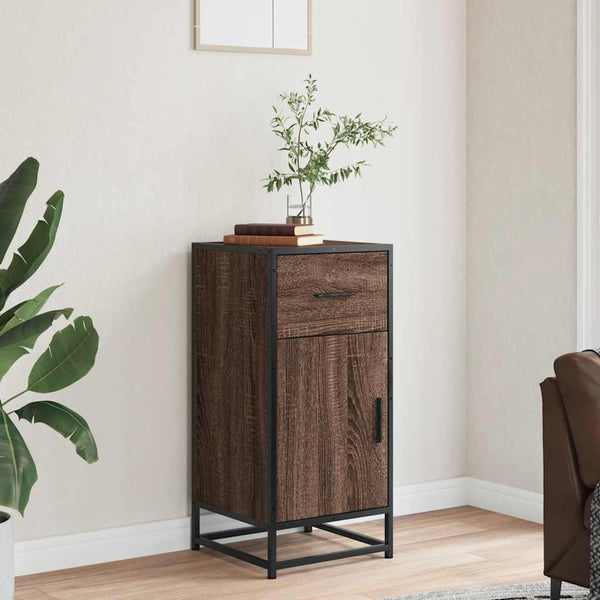Sideboard Braun Eichen-Optik 76 cm