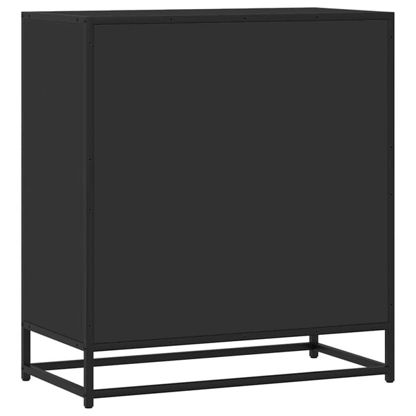 Schwarzes Sideboard 68x35x76 cm