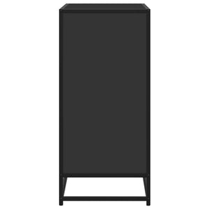 Schwarzes Sideboard 68 cm Holz