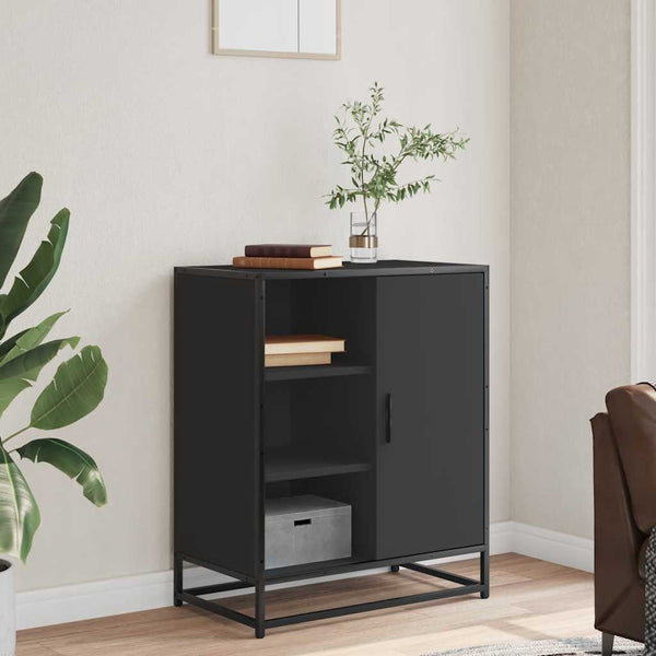 Schwarzes Sideboard 62x35x76 cm