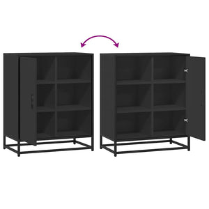 Schwarzes Sideboard 62x35x76 cm