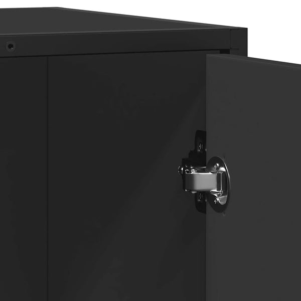 Schwarzes Sideboard 62x35x76 cm