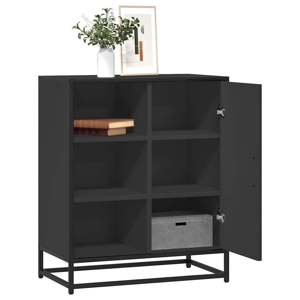 Schwarzes Sideboard 62x35x76 cm