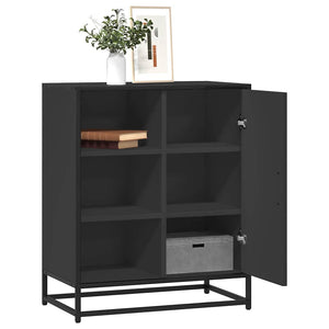 Schwarzes Sideboard 62x35x76 cm