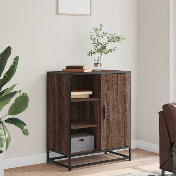 Sideboard Braun Eichenoptik 62x35x76 cm