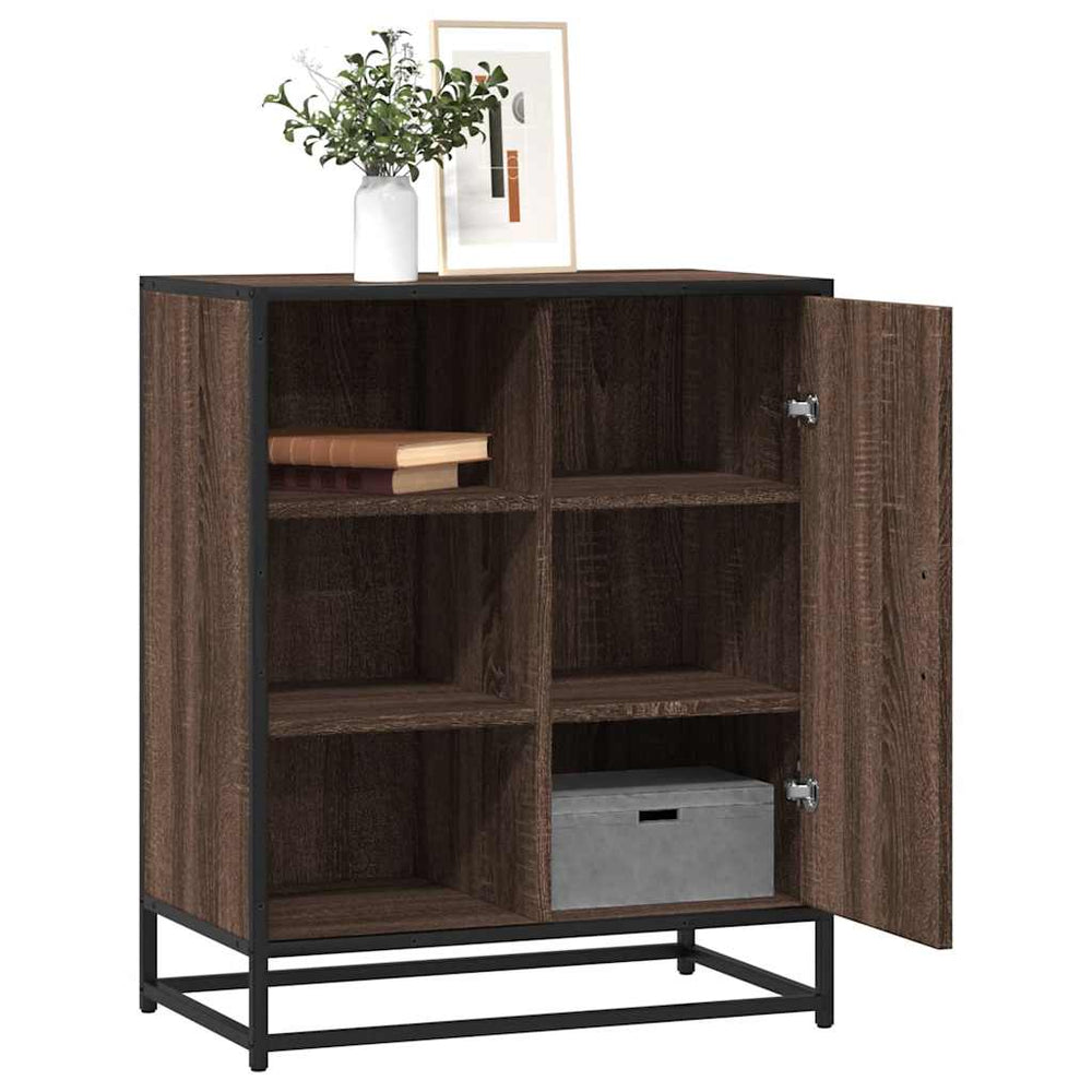 Sideboard Braun Eichenoptik 62x35x76 cm