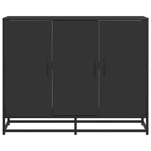 Schwarzes Sideboard 94 cm Holz