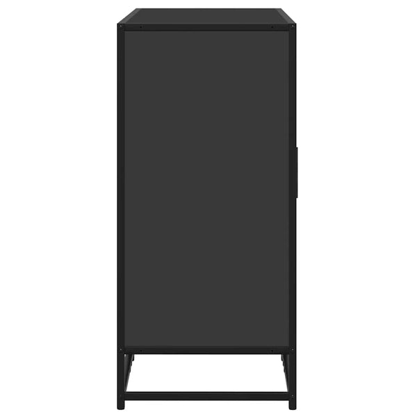 Schwarzes Sideboard 94 cm Holz