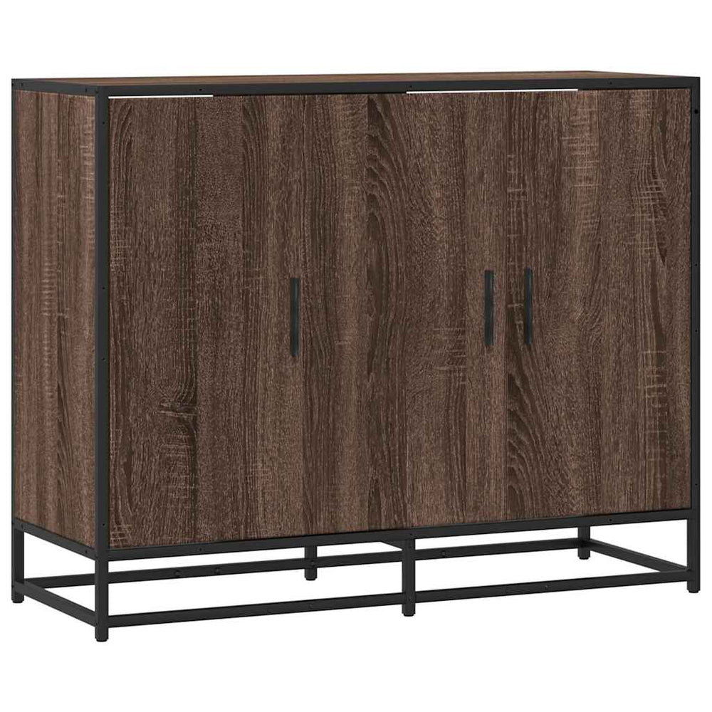 Sideboard Braun Eichen-Optik 94 cm