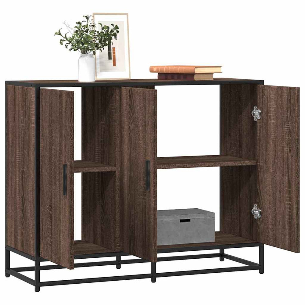 Sideboard Braun Eichen-Optik 94 cm