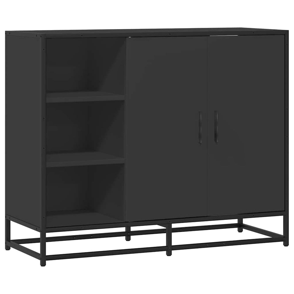 Schwarzes Sideboard 92 cm