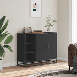 Schwarzes Sideboard 92 cm