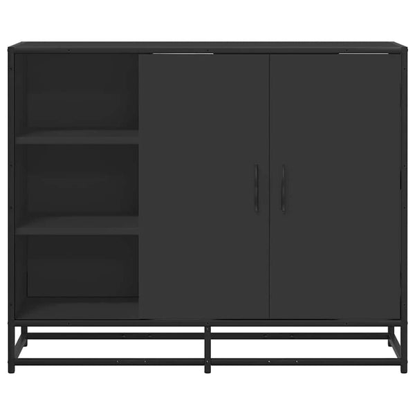 Schwarzes Sideboard 92 cm