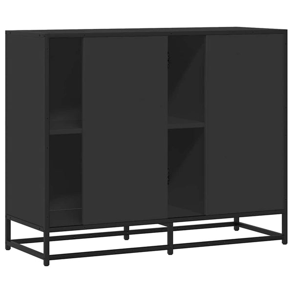 Schwarzes Sideboard 92 cm