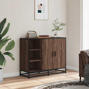 Sideboard Braun Eichenoptik 92 cm