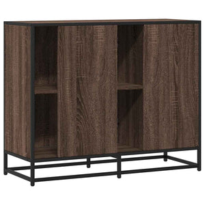 Sideboard Braun Eichenoptik 92 cm