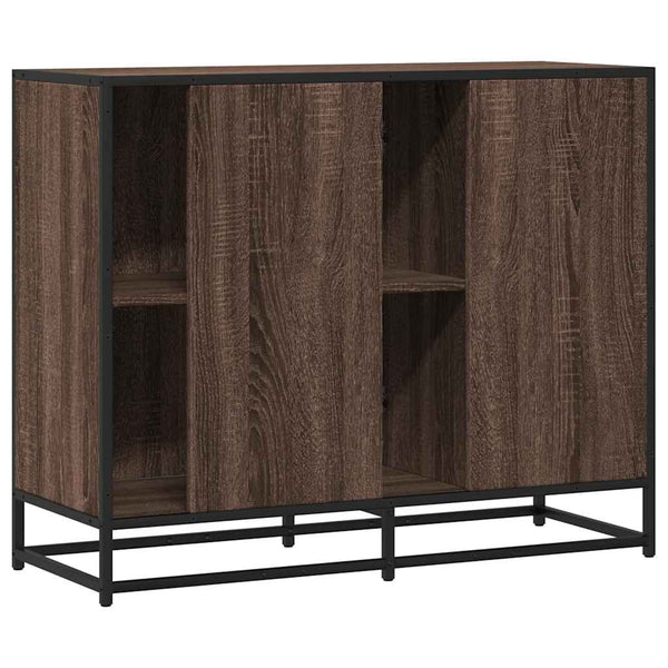 Sideboard Braun Eichenoptik 92 cm