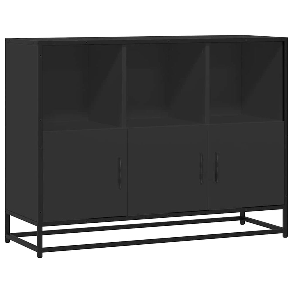 Schwarzes Sideboard 100 cm Holz