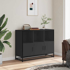 Schwarzes Sideboard 100 cm Holz