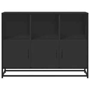 Schwarzes Sideboard 100 cm Holz