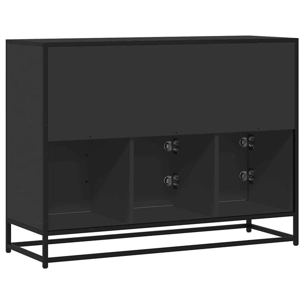 Schwarzes Sideboard 100 cm Holz