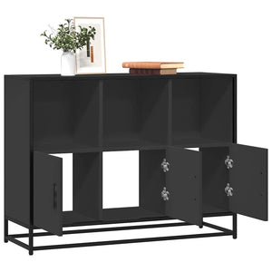 Schwarzes Sideboard 100 cm Holz