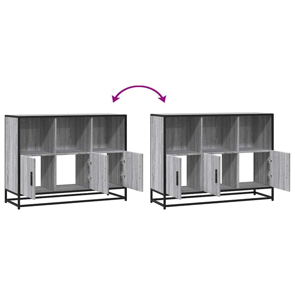 Sideboard Grau Sonoma 100 cm