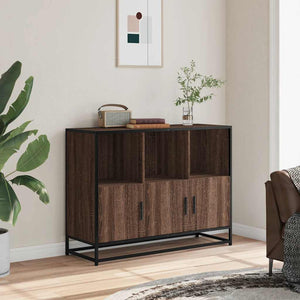 Sideboard Braun Eichenoptik 100 cm