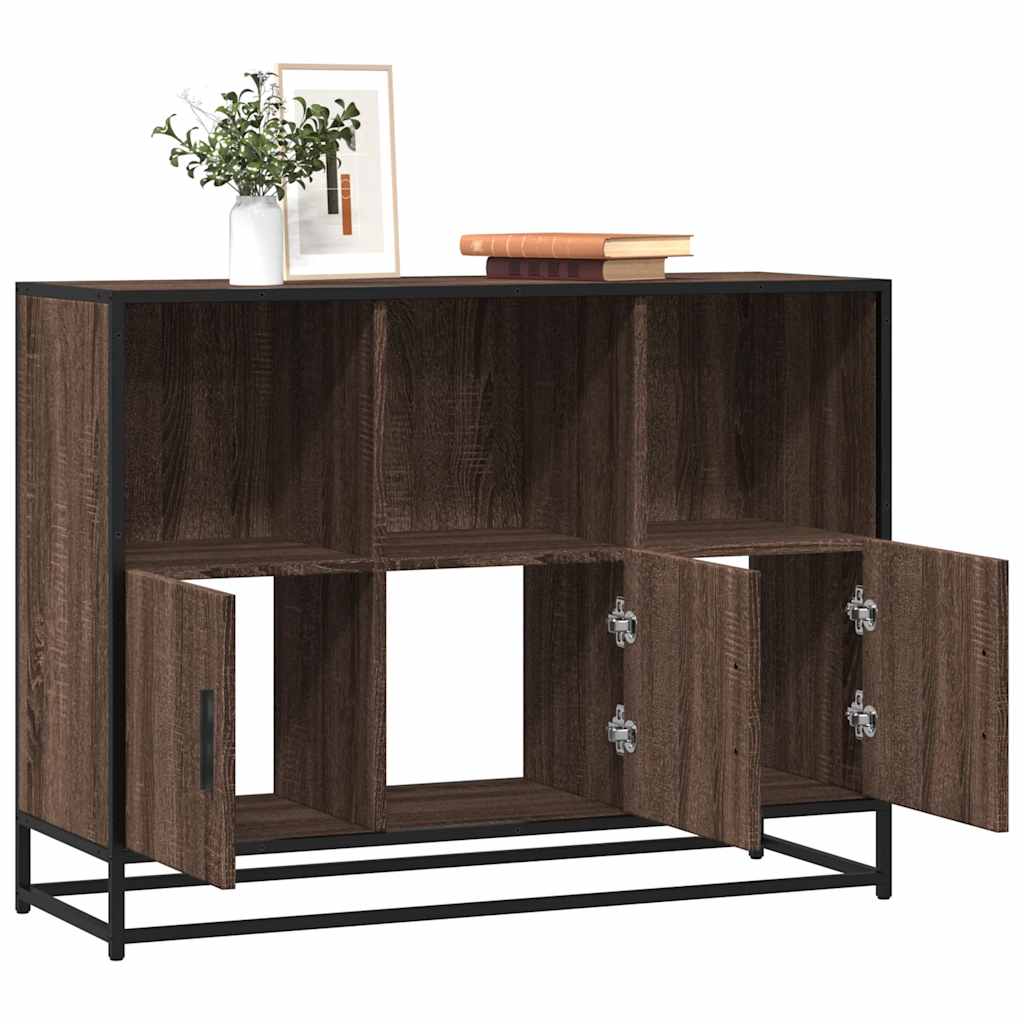 Sideboard Braun Eichenoptik 100 cm