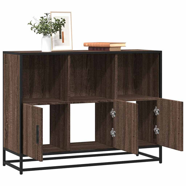 Sideboard Braun Eichenoptik 100 cm