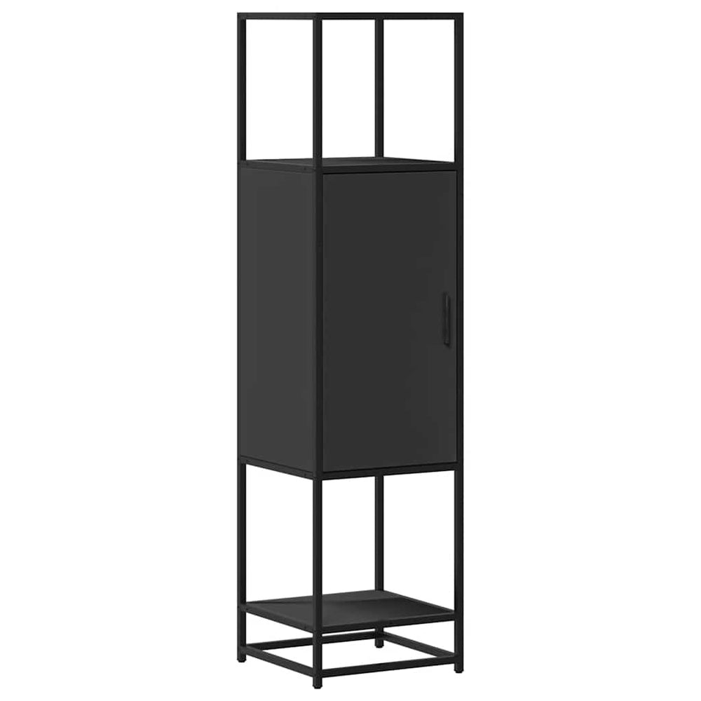 Schwarzes Highboard 35,5x139 cm
