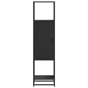 Schwarzes Highboard 35,5x139 cm
