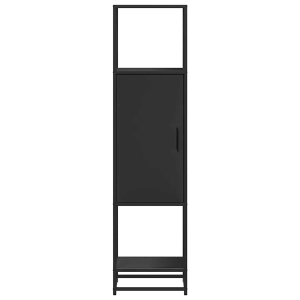 Schwarzes Highboard 35,5x139 cm
