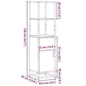 Highboard Sonoma Eiche 139 cm