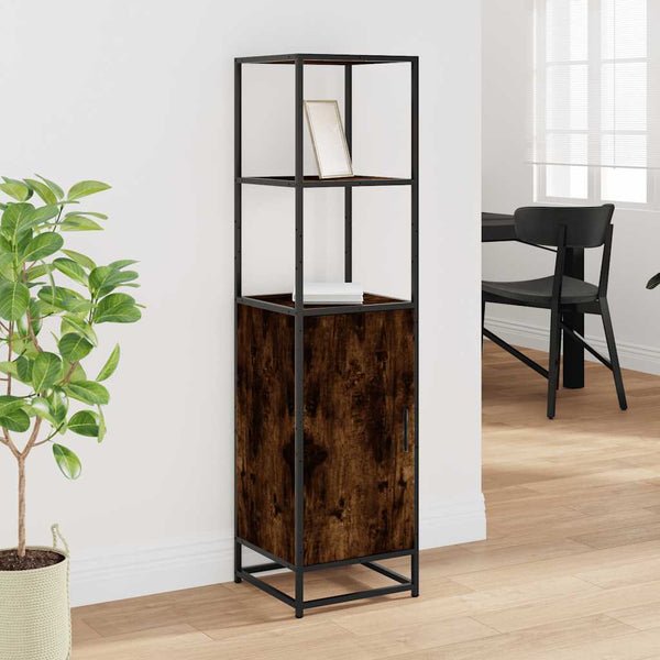 Highboard Räuchereiche 35,5x35x139 cm