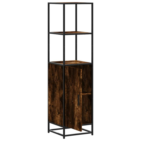 Highboard Räuchereiche 35,5x35x139 cm